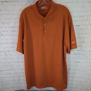 Nike Men's Burnt Orange Polo Shirt